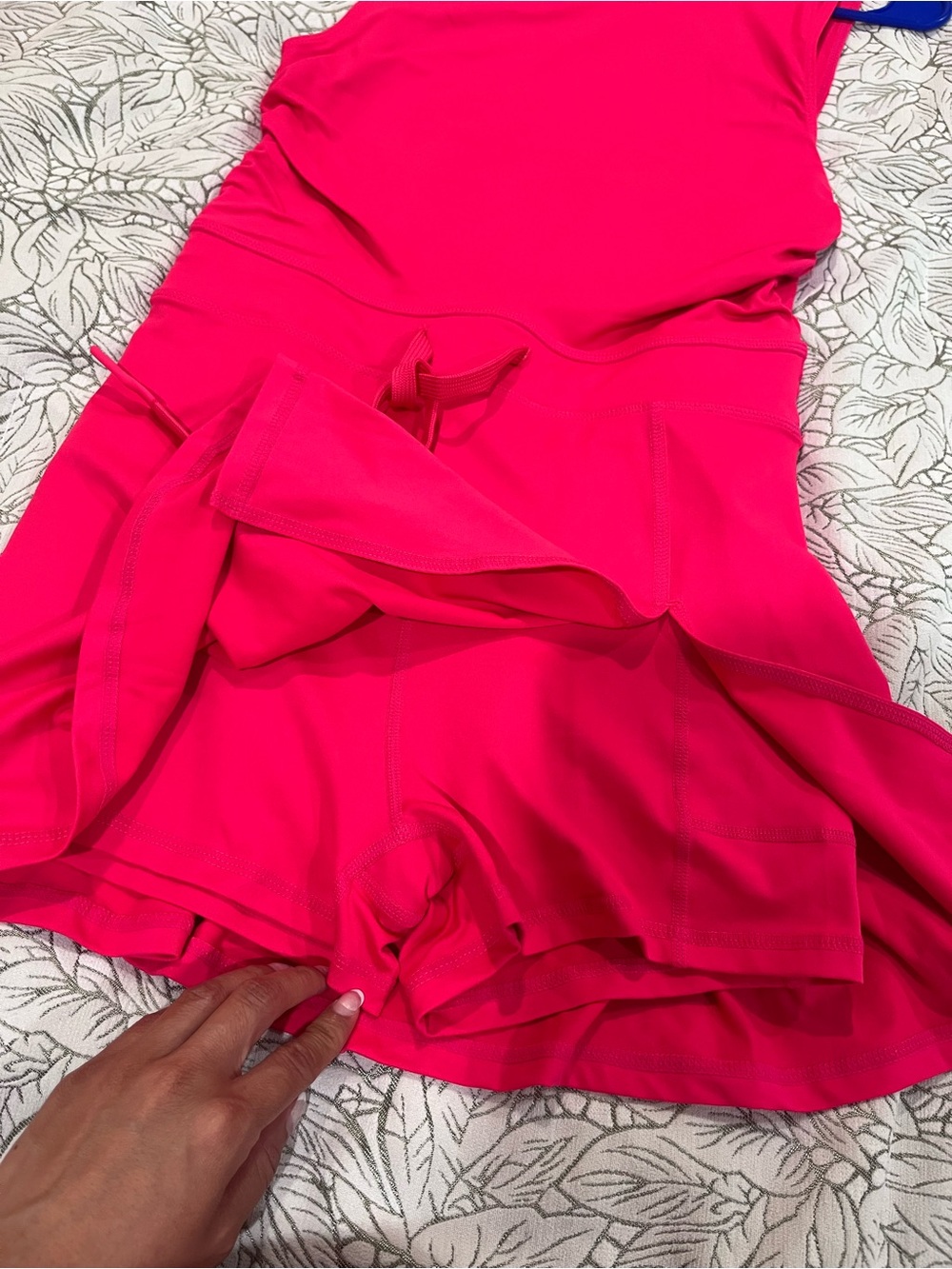 FP Movement by Free People Bright Pink Sleeveless Fit-and-Flare Dress - Picture 6 of 12